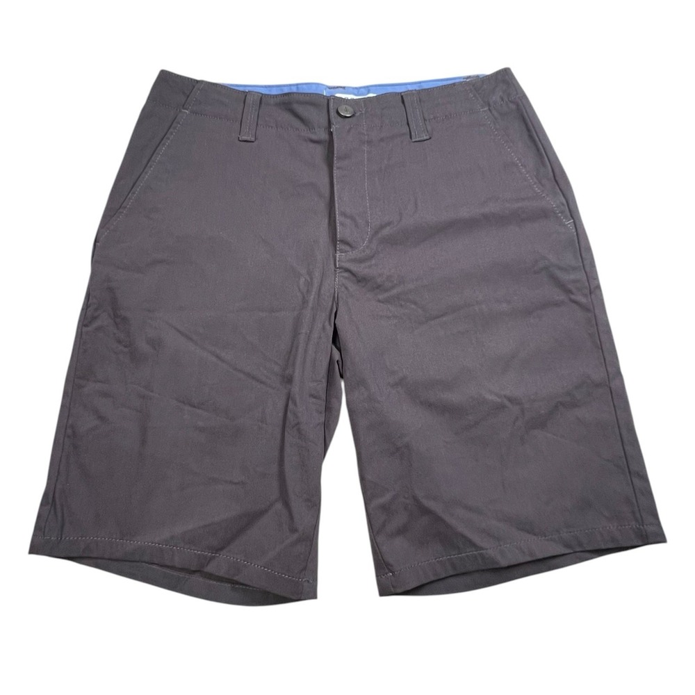 NWOT Johnnie-O Prep-Formance Mens 30 Black Bamboo 9" Inseam Performance Shorts